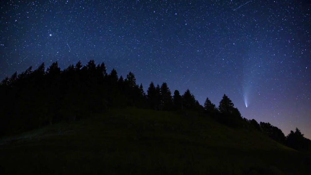 Zwischen dem 12. Oktober und dem 2. November sind die Chancen am grössten, den Lemmon-Kometen am Schweizer Nachthimmel bestaunen zu können. (Symbolbild)