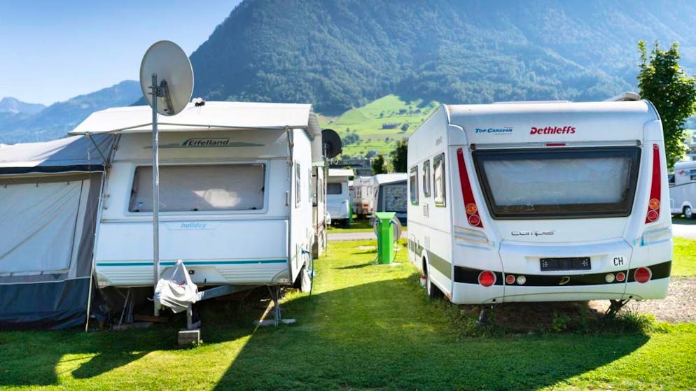 Der TCS zählte in diesem Jahr 900'000 Logiernächte auf seinen Campingplätzen. (Archivbild)