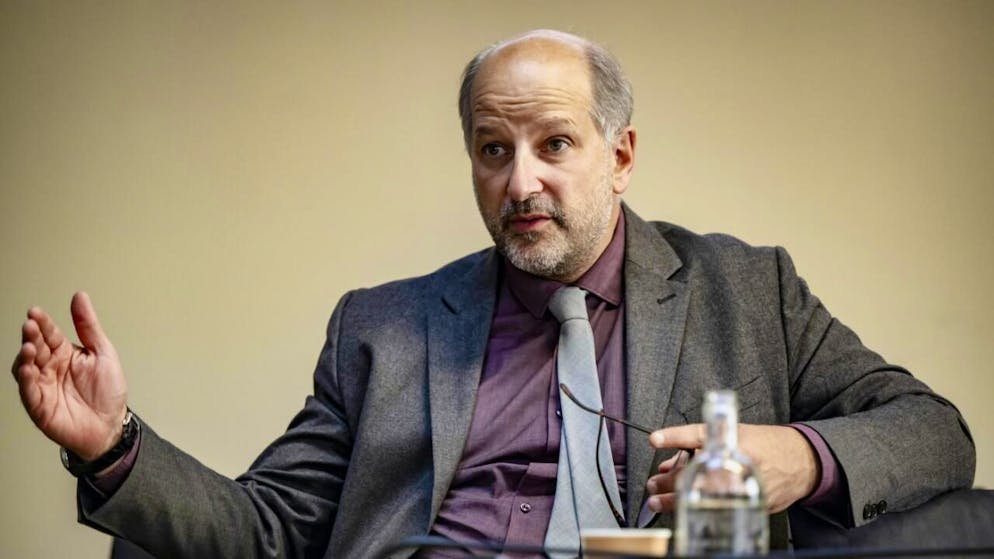 Le syndic Grégoire Junod est venu présenter mardi le budget 2026 de la Ville de Lausanne.