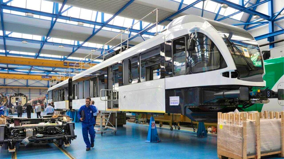 Stadler Rail Group delivers Tango streetcars to Helsinki. (archive picture)