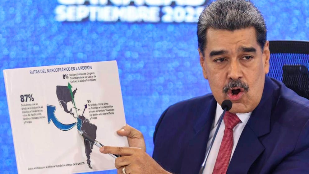 ARCHIV - Der venezolanische Präsident Nicolas Maduro. Foto: Jesus Vargas/AP/dpa