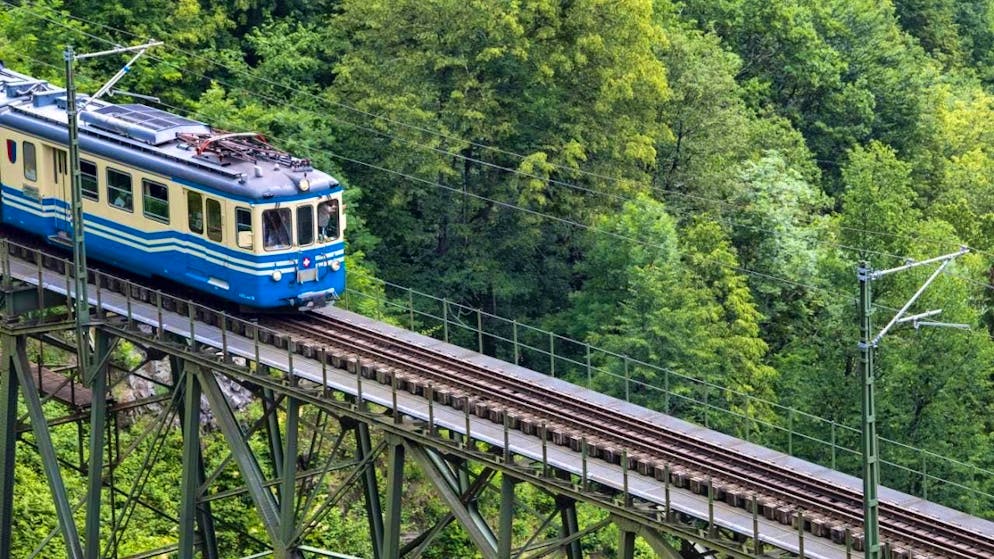 The Centovalli Railway in Ticino offers one of the five best fall train journeys in Europe. This is the assessment of the renowned "New York Times". (archive picture)