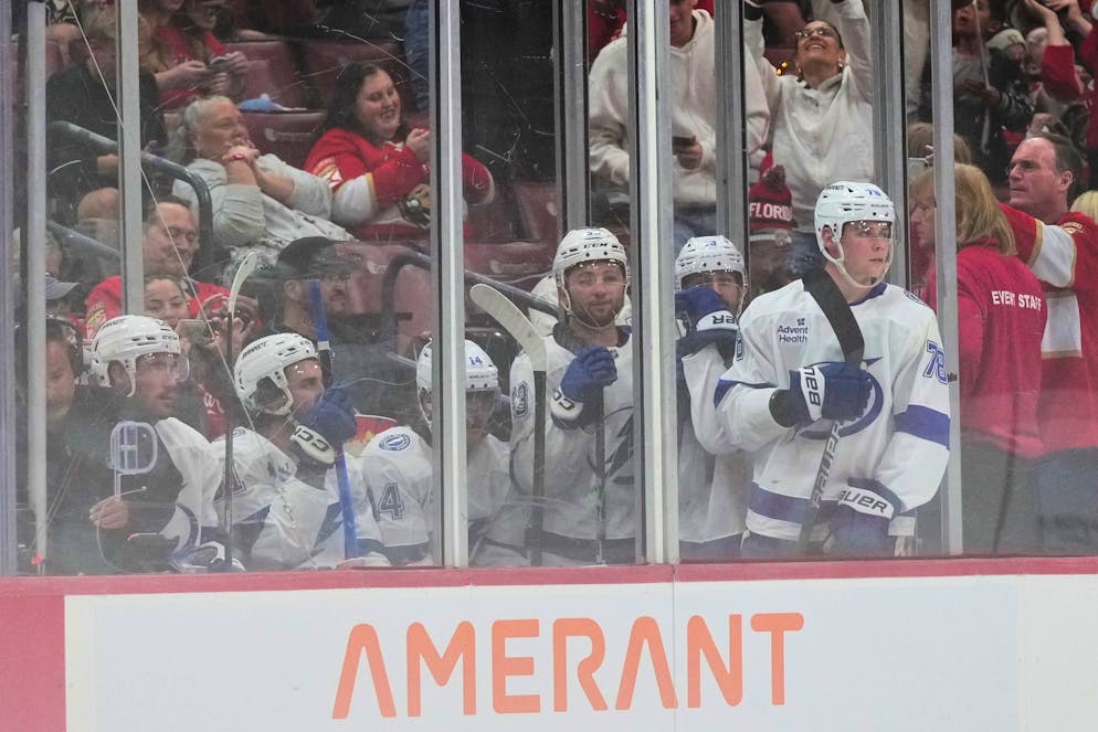 Die Strafbank von Tampa Bay ist gut besetzt.