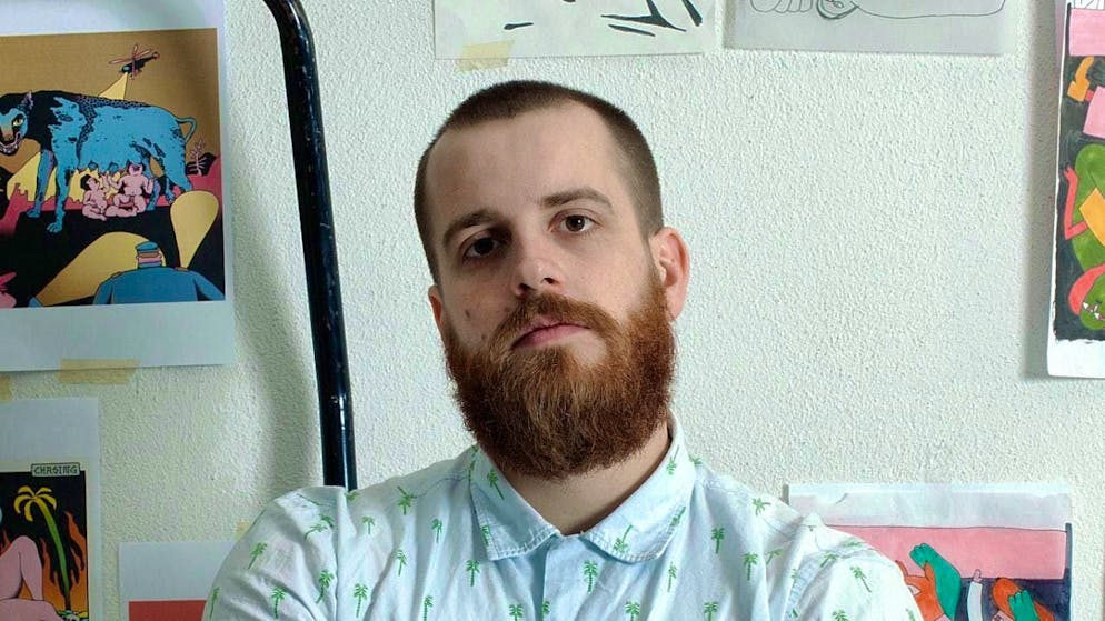 Zurich illustrator Nando von Arb has been honored in Bratislava for his graphic novel "Learning to Fear". But he is not accepting the award - out of solidarity with his colleagues in Slovakia.