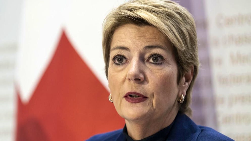 "La pace è l'unica via possibile.", secondo la presidente della confederazione Karin Keller-Sutter. (foto d'archivio)