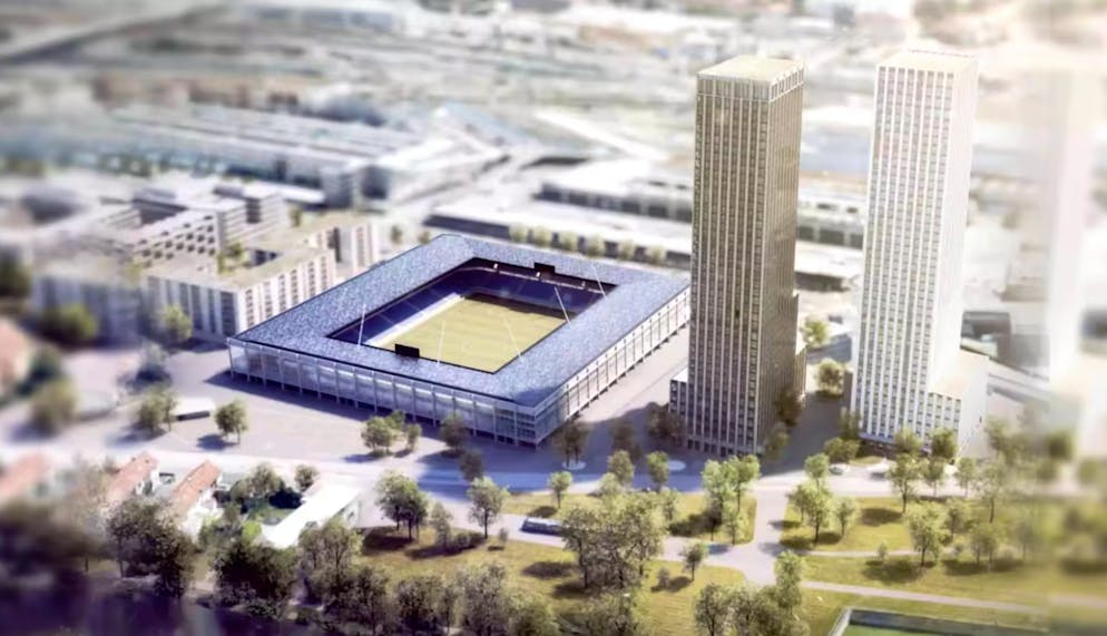 So soll das künftige Stadion dereinst aussehen.