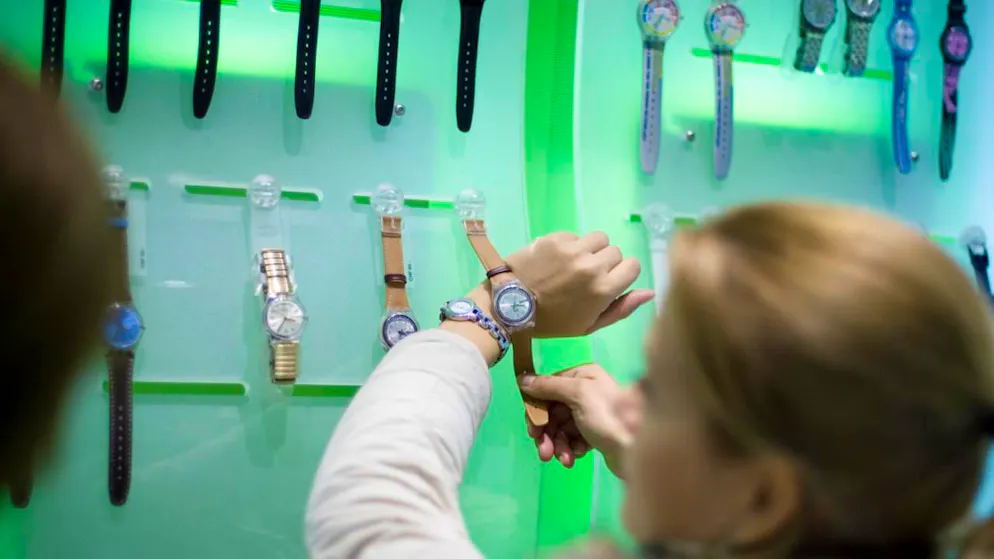 Plus de 60% des consommateurs interrogés par Deloitte ont déclaré acheter leurs montres en magasin, 38% d'entre eux préférant les magasins multimarques. (archive)