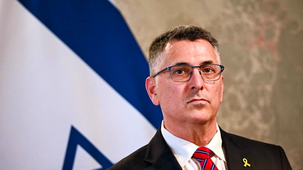 ARCHIV - Gideon Saar, Außenminister von Israel. Foto: Katharina Kausche/dpa/Archivbild