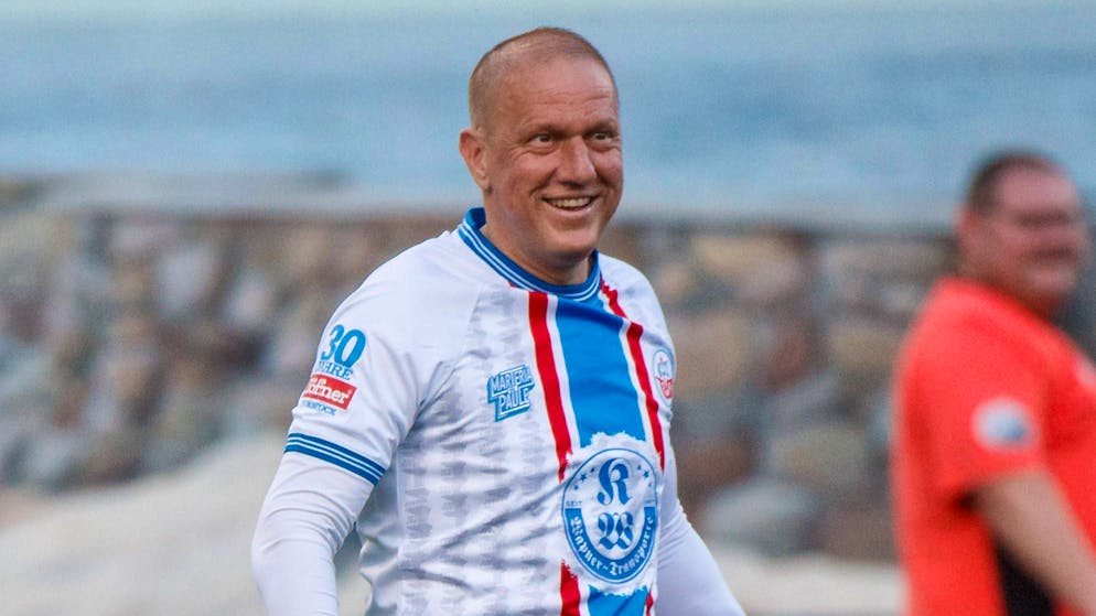 Ivan Klasnic bei einem Benefizspiel in Rostock. 