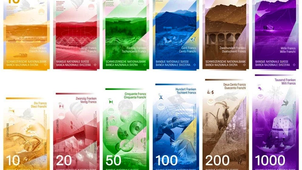 Competition for new banknotes enters next round - Gallery. Norr Design AG is focusing on Switzerland's scenic and cultural diversity in the competition for the new banknote series.