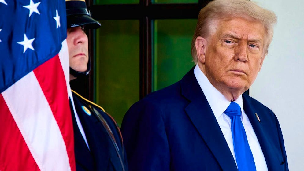 US President Donald Trump is not cutting a confident figure in domestic politics at the moment.