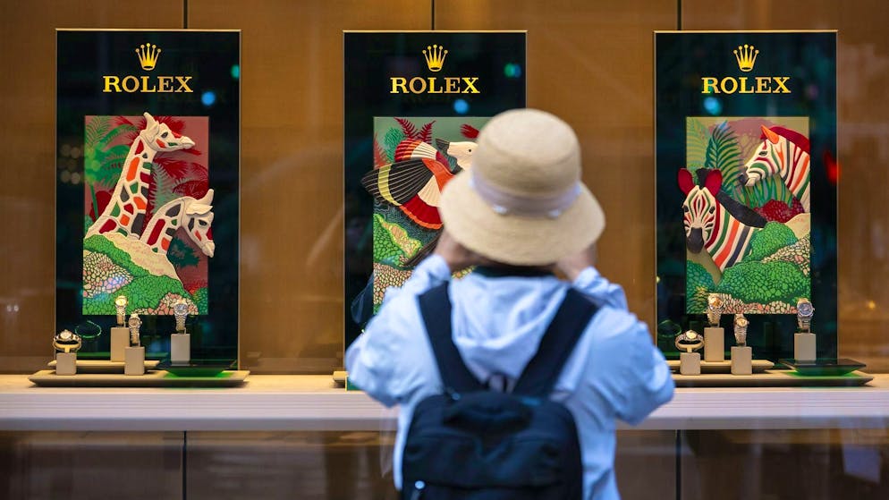 Swiss luxury watches soon to be even more expensive? Rolex watches in a store in New York. (archive picture)