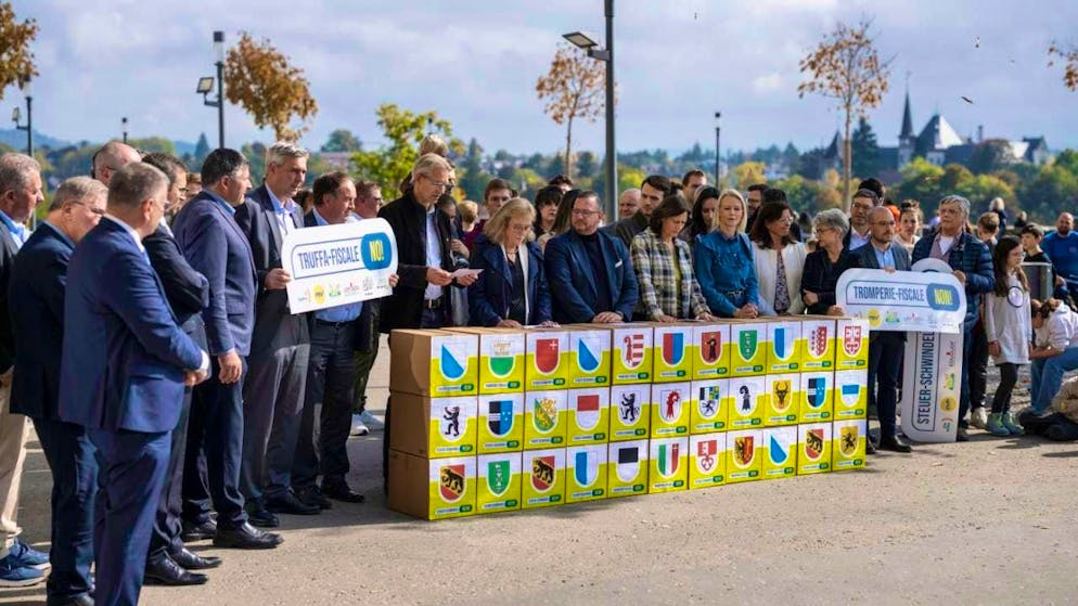 The non-partisan alliance handed over the collected signatures for the referendum in Bern on Thursday. (archive picture)