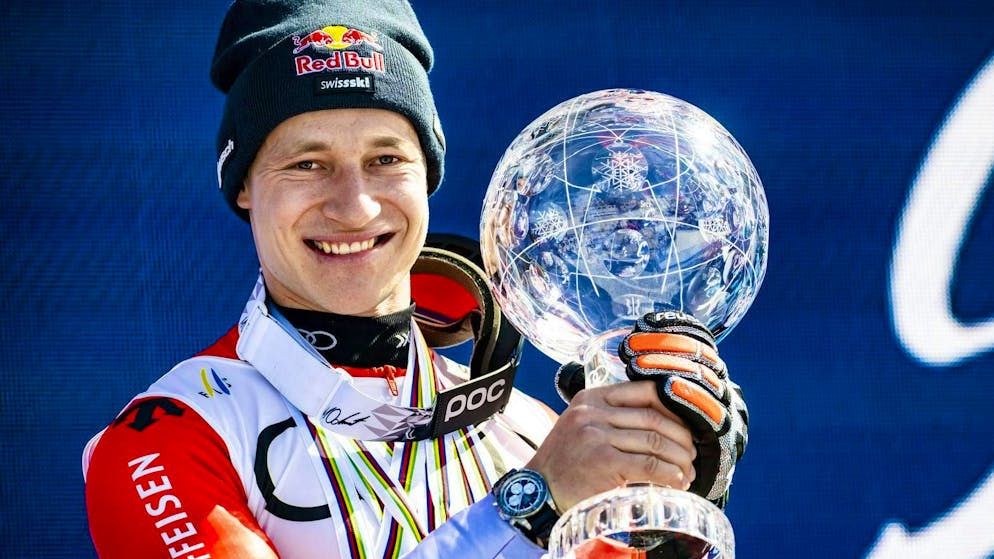 Marco Odermatt and crystal globes - they go together.