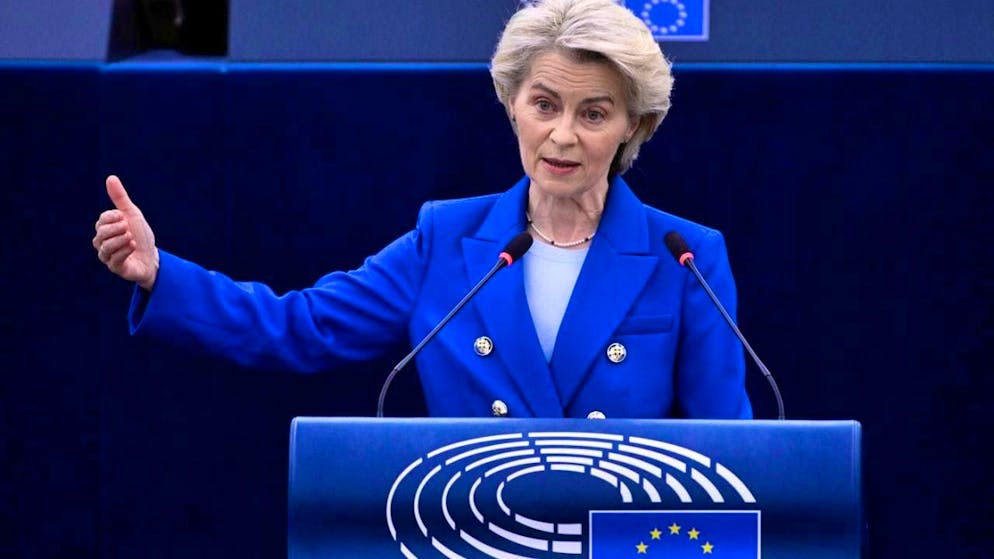 The President of the European Commission, Ursula von der Leyen. Photo: Pascal Bastien/AP/dpa