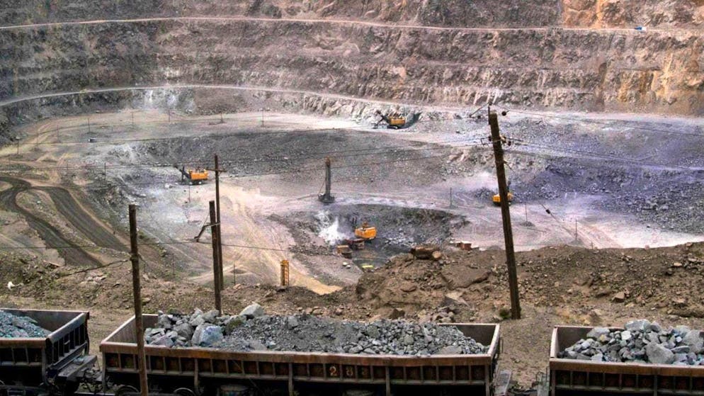 A rare earth mine in the mining district of Baiyunebo in China. (archive picture)
