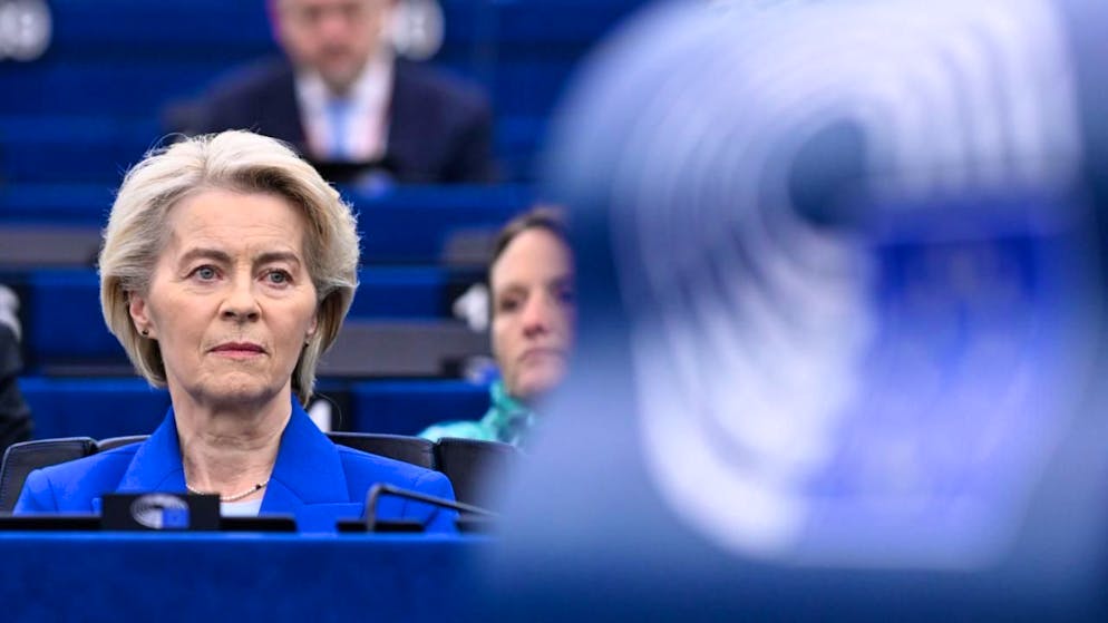 Die Präsidentin der Europäischen Kommission, Ursula von der Leyen. Foto: Pascal Bastien/AP/dpa