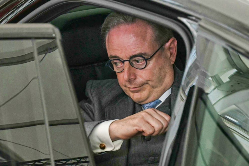 Le Premier ministre belge Bart De Wever, à Copenhague, le 1er octobre 2025.