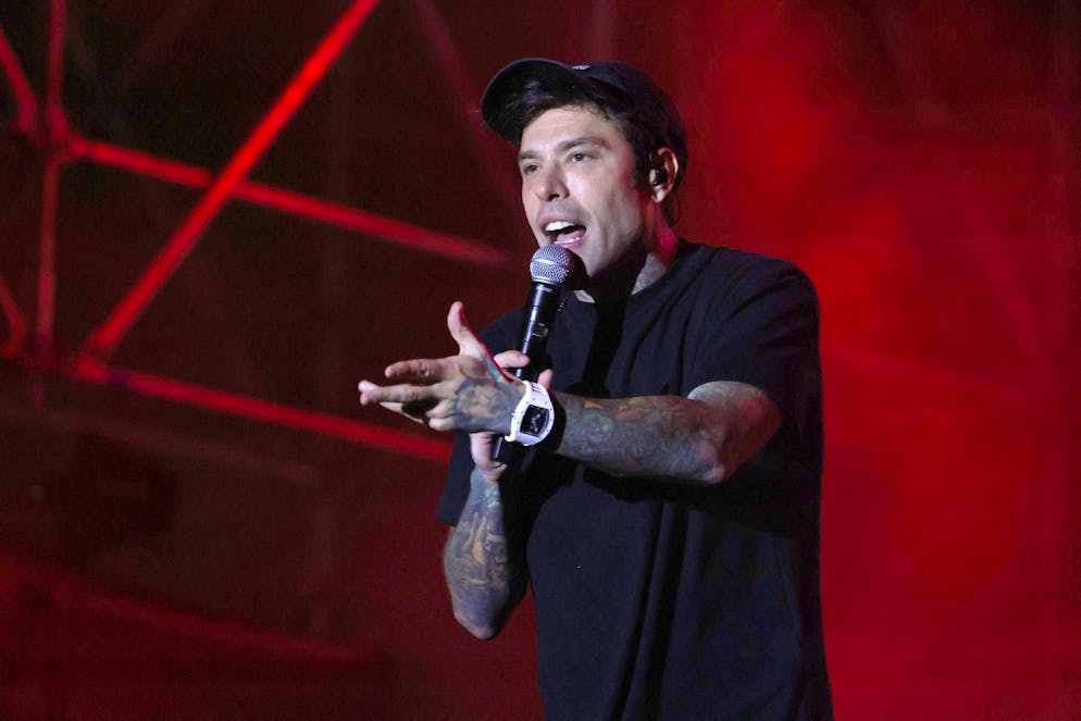 Il rapper italiano Fedez (foto d'archivio).