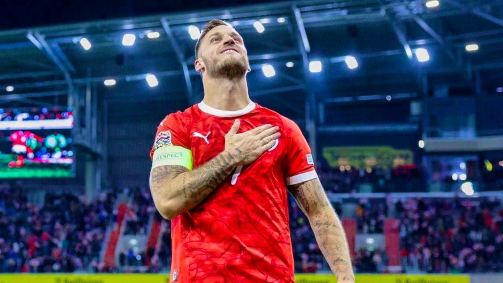 Marko Arnautovic scores four times in Austria's 10-0 win