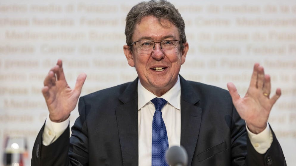 Federal Councillor Rösti on 