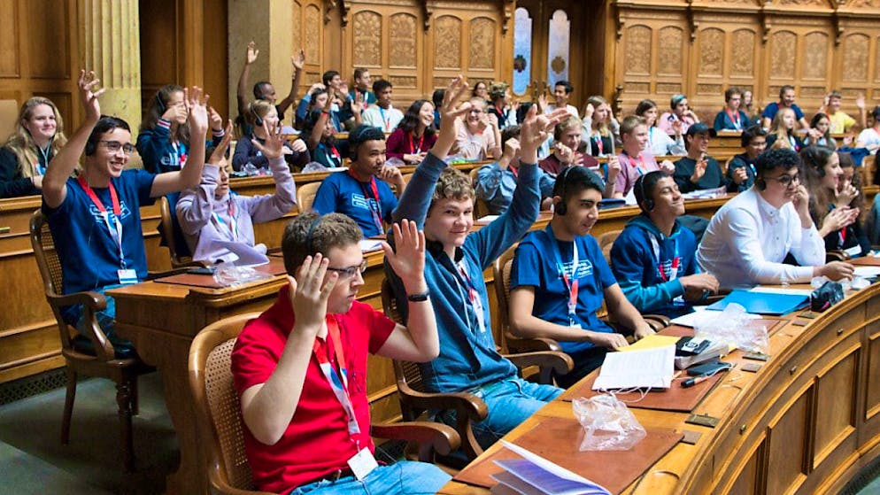 La Sessione dei giovani si svolge ogni autunno al Parlamento federale (foto d'archivio).