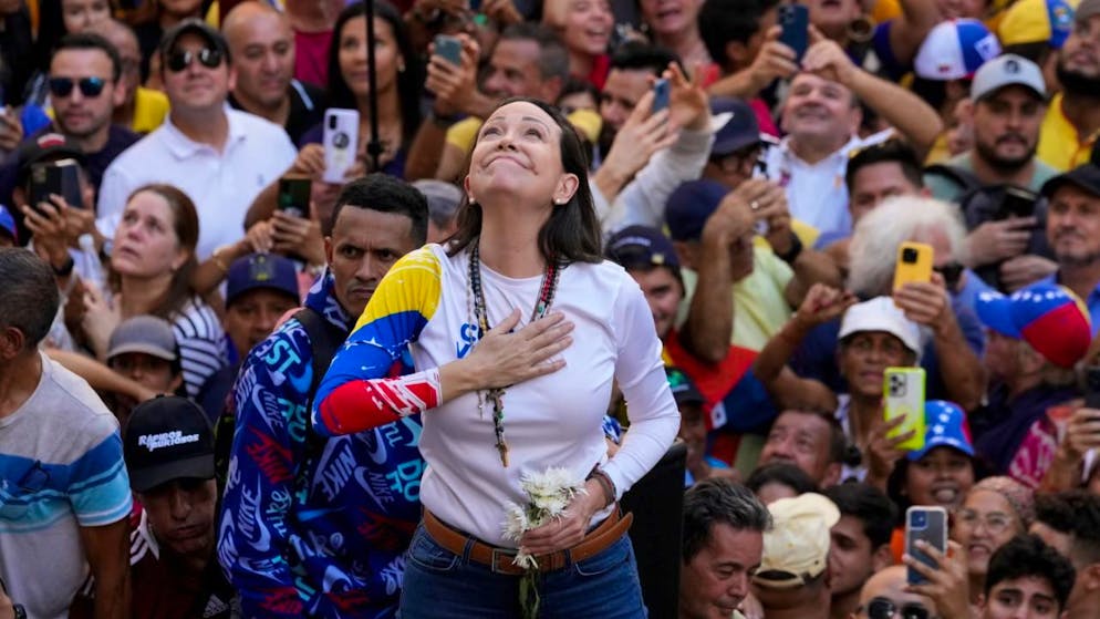 Maria Corina Machado est la cheffe de l'opposition vénézuélienne (archives).