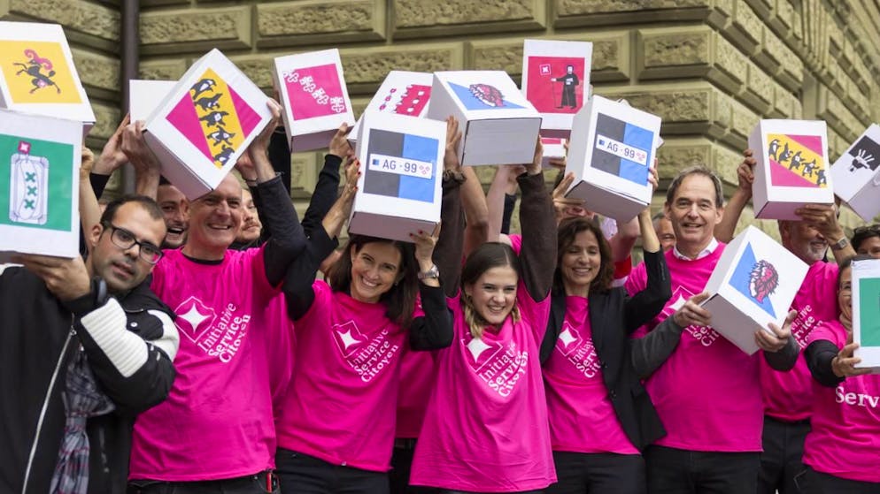 L'initiative «service citoyen» a été déposée le 26 octobre 2023 (archives).