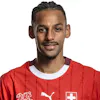 Portrait von Djibril Sow Spieler des Schweizer Fussball Nationalteams, fotografiert am 23. März 2025 in St. Gallen. (SFV/KEYSTONE/Gaëtan Bally)
