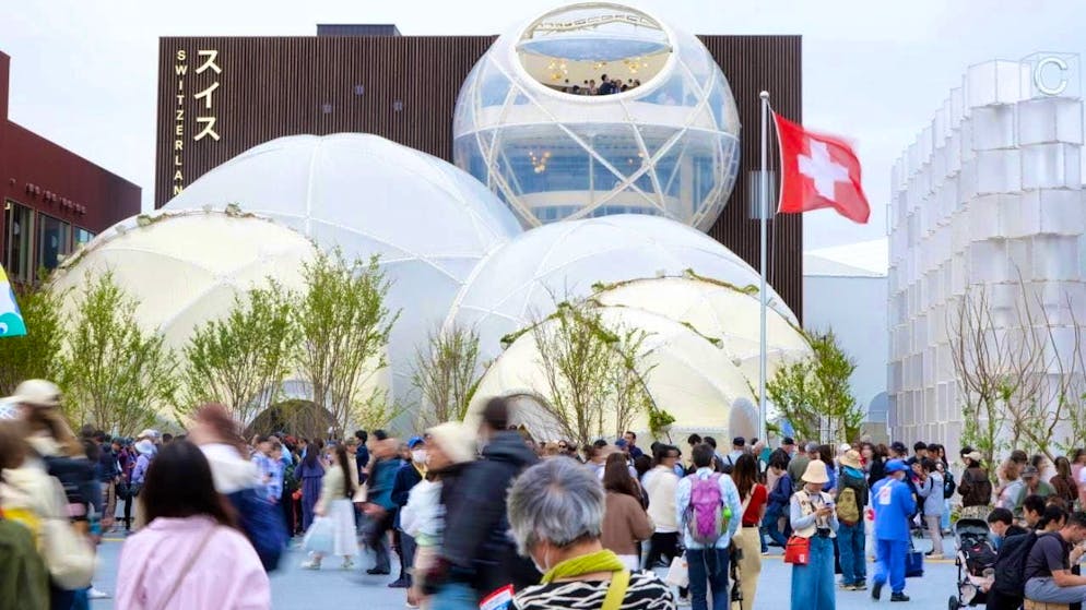 On October 13, Expo guests in Osaka will eat raclette and take selfies in the Swiss pavilion for the last time. (archive picture)