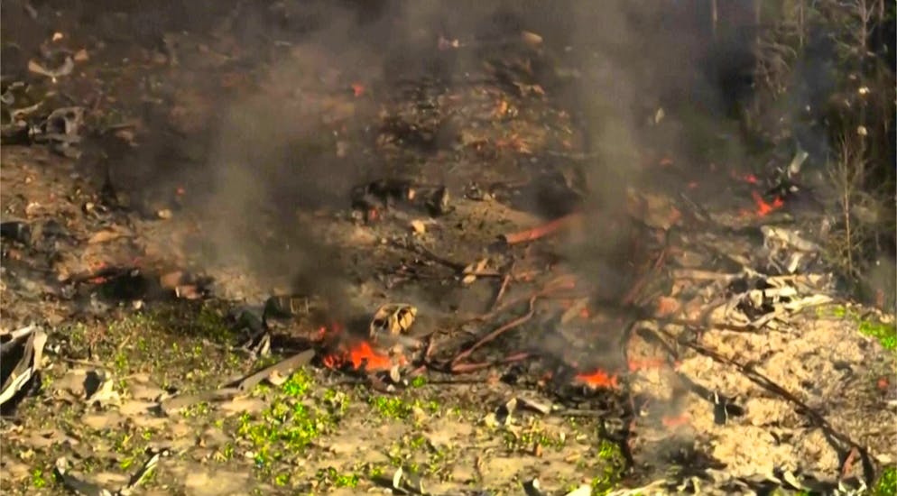 18 missing after US explosion - no survivors so far - Gallery. Pictures of the explosion site show a field of rubble. 