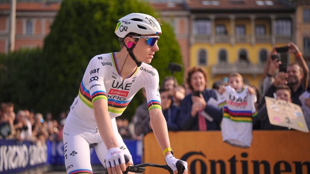 Erneut alleine auf weiter Flur: Tadej Pogacar