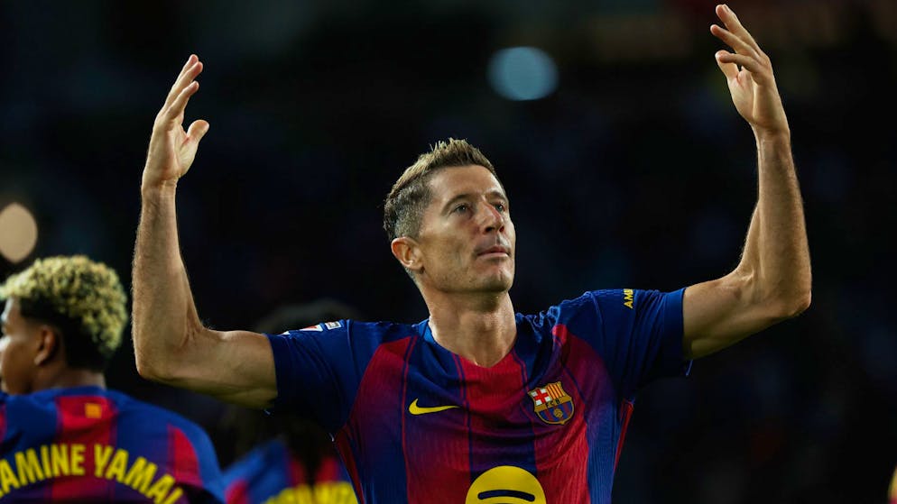 Für Robert Lewandowski könnte in Barcelona bald Schluss sein. (Archivbild)