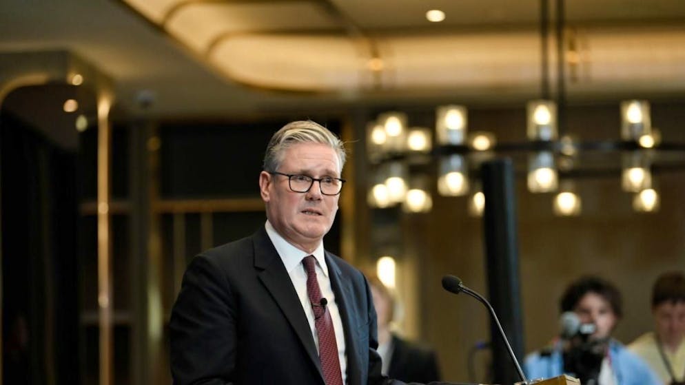 Der britische Premierminister Keir Starmer will eine Konferenz zur Zukunft des Gazastreifens abhalten. (Archivbild)