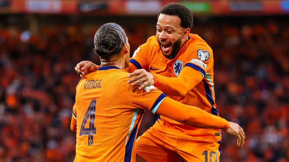 Emmenés par un Memphis Depay étincelant, les Pays-Bas ont nettement dominé la Finlande.