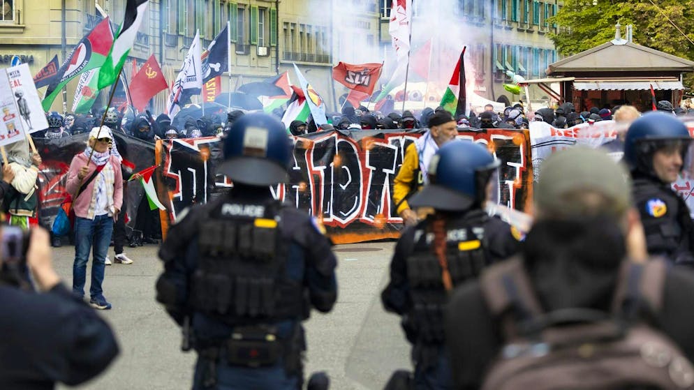 On banners, the demonstrators demanded "Free Palestine. Free Gaza. Palestine should be free".