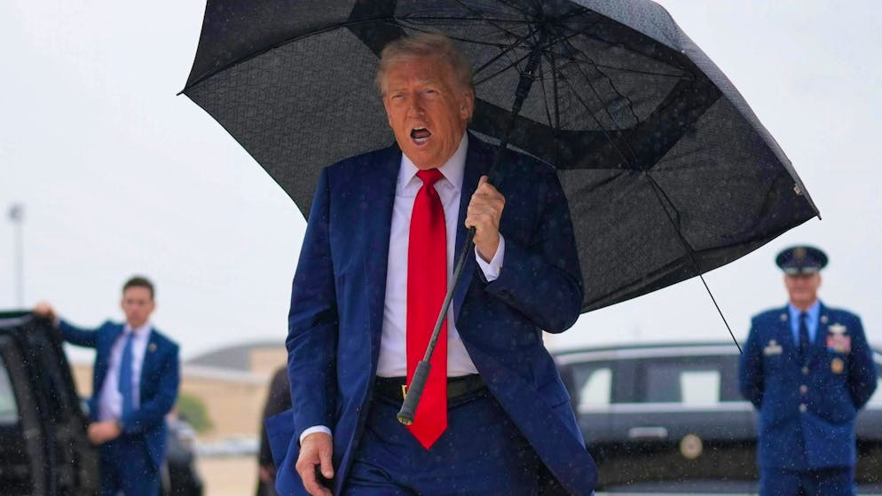 Trump flies to Israel.