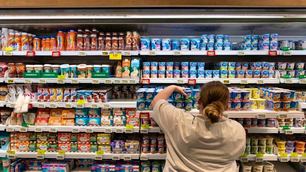 In September, the Swiss continued to be keen shoppers. Households spent more on food.  (symbolic image)