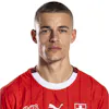 Portrait von Miro Muheim, Spieler des Schweizer Fussball Nationalteams, fotografiert am 11. November 2024 in Zürich. (SFV/KEYSTONE/Michael Calabro)