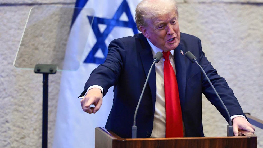 Mega-Rede vor der Knesset. 68 Minuten sprach Trump – und liess einen entscheidenden Punkt aus