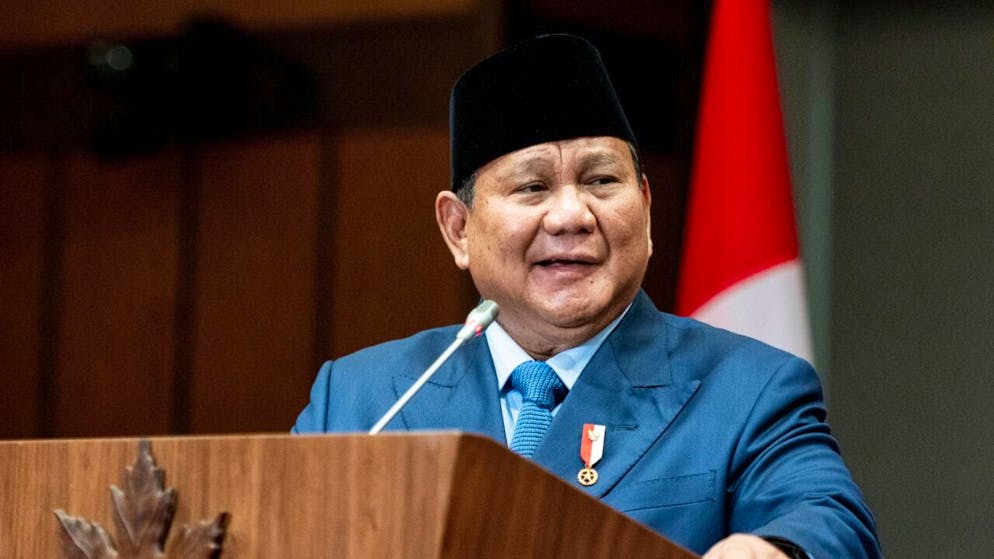 Prabowo Subianto dovrebbe incontrare il premier israeliano Benyamin Netanyahu dopodomani. (Immagine d'archivio del 24 settembre)