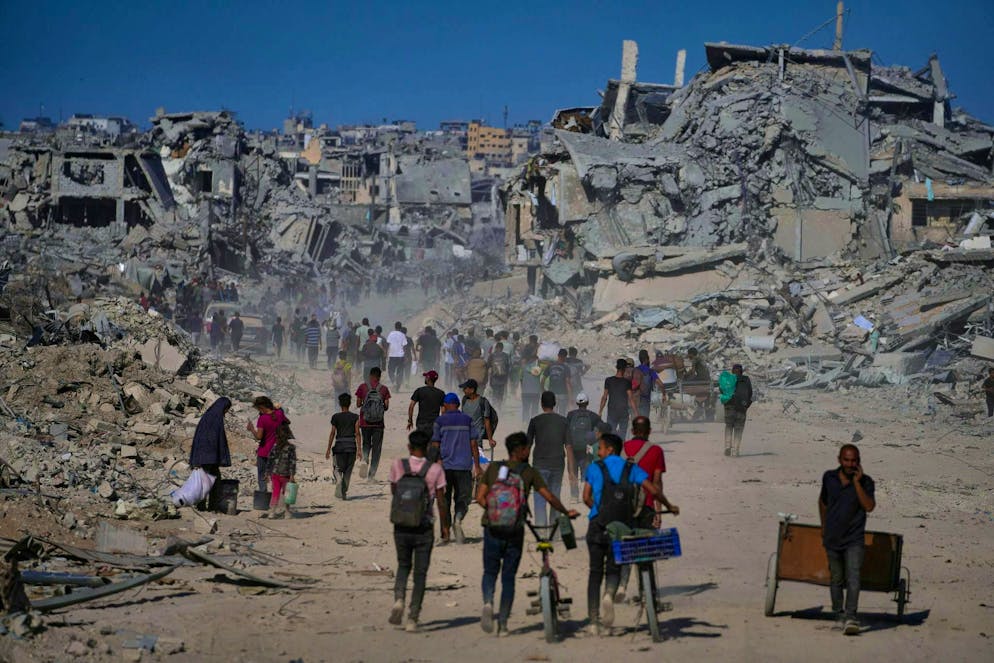 The lives of many people in Gaza have been completely destroyed.