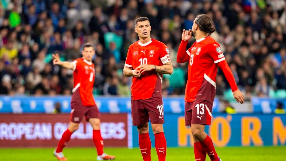 Granit Xhaka and Co. had to settle for a draw for the first time in this World Cup qualifier