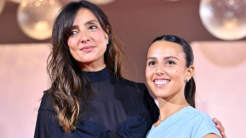 Ambra Angiolini con la figlia Jolanda Renga.