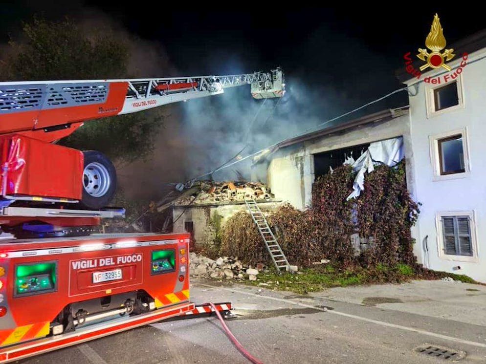 Il casale in questione