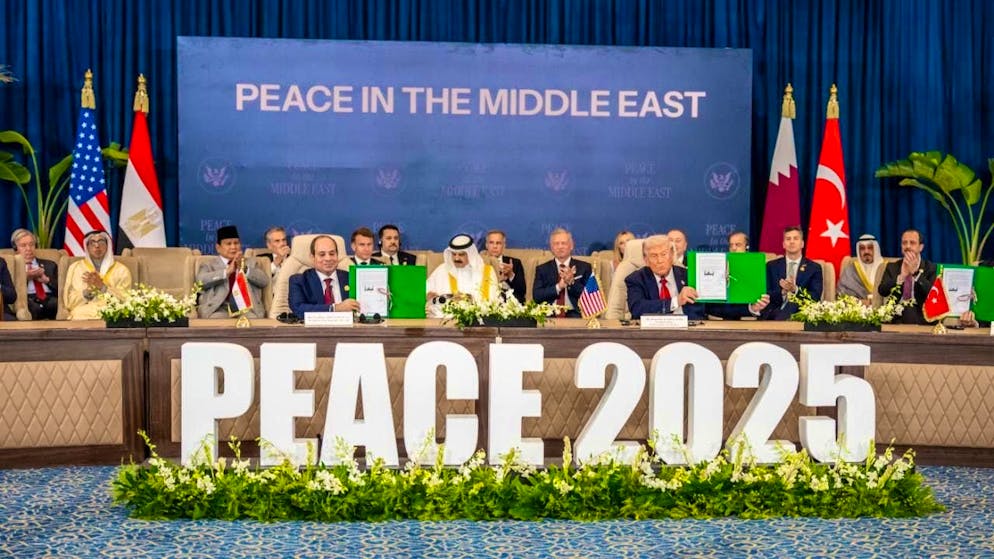 Gaza summit in Sharm el-Sheikh. Photo: Michael Kappeler/dpa