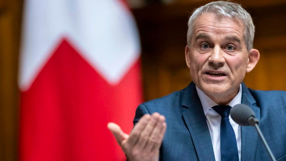 Bundesrat Beat Jans hob in Luxemburg die hohe Schweizer Rückführungsquote von abgewiesenen Asylbewerbern im europäischen Vergleich hervor. (Archivbild)