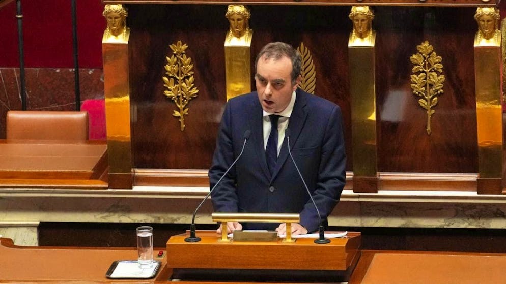 French Prime Minister Sebastien Lecornu during his government statement to the National Assembly. Photo: Thibault Camus/AP/dpa