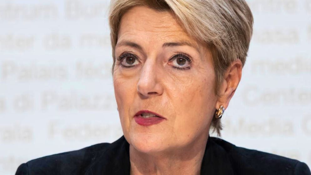 Karin Keller-Sutter non non parteciperà da mercoledì a venerdì alle assemblee annuali del Fondo monetario internazionale e del Gruppo della Banca mondiale a Washington. (Immagine d'archivio)