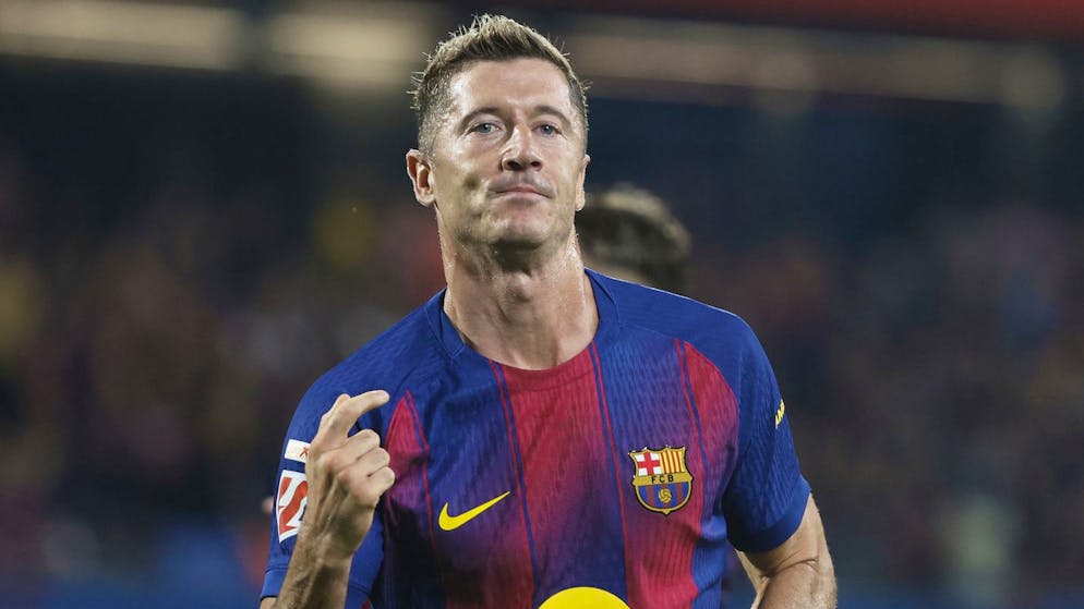 Barcelona muss in den nächsten Spielen auf Robert Lewandowski verzichten.